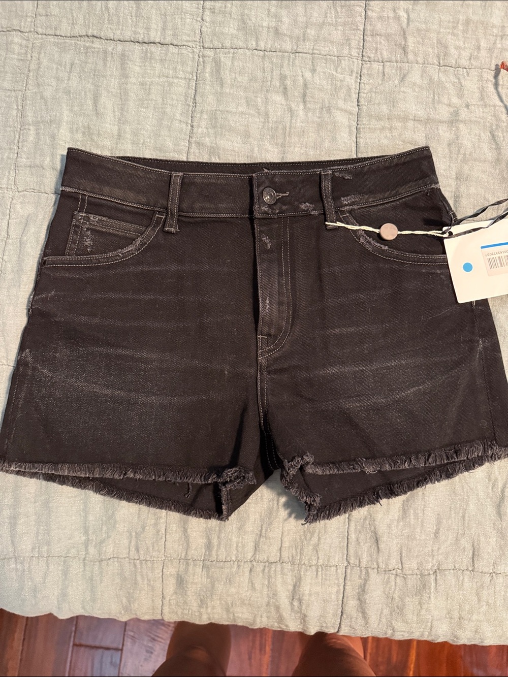 New with tags Cycle black denim shorts from Italy!